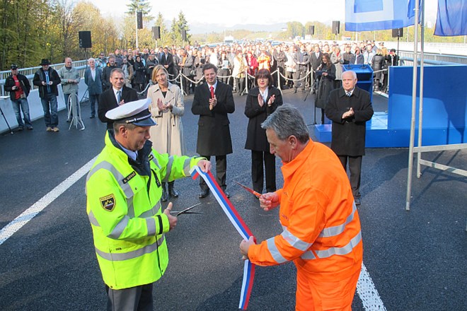 Foto: Slovesno odprli zadnji odsek gorenjske avtoceste
