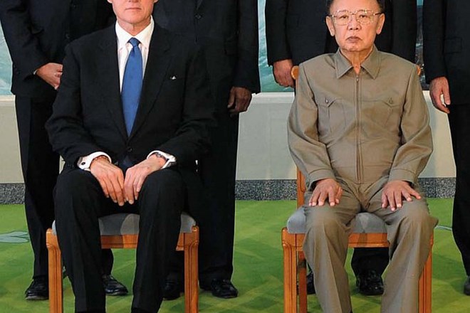 Kim z nekdanjim ameriškim predsednikom Billom Clintonom.
