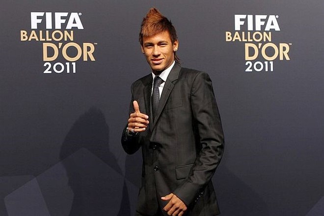 Neymar - strelec najlepšega zadetka v lanskem letu.