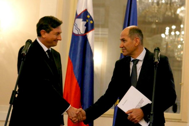 Borut Pahor in Janez Janša.