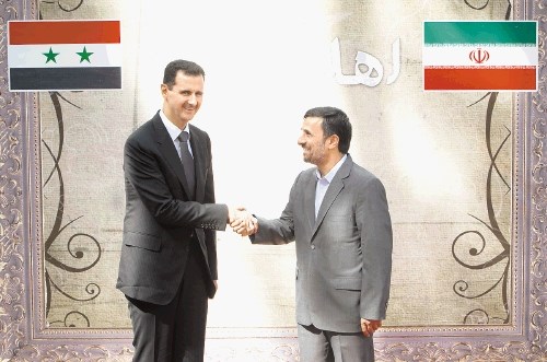 Bašar Al Asad in Mahmud Ahmadinedžad med zadnjim srečanjem
