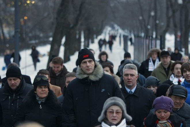 Foto: 20.000 nasprotnikov Vladimirja Putina na ulicah zahteva nove volitve