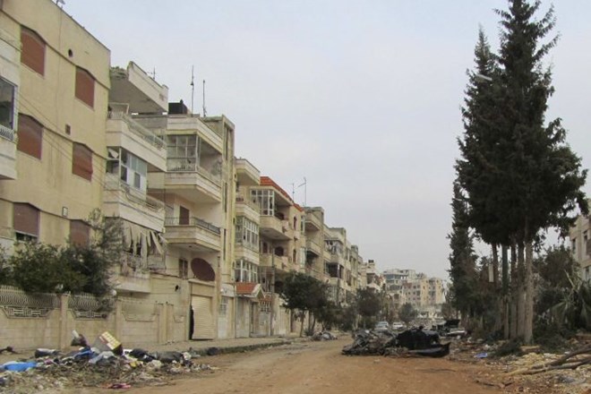 Razdejanje v Homsu.