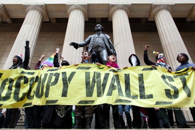 Foto: Pol leta akcije Okupirajmo Wall Street zaznamovali spopadi policije in protestnikov