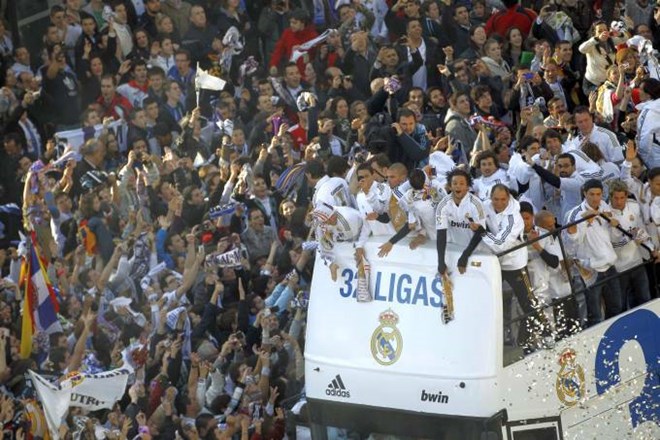 Foto: Realovo slavje na ulicah Madrida