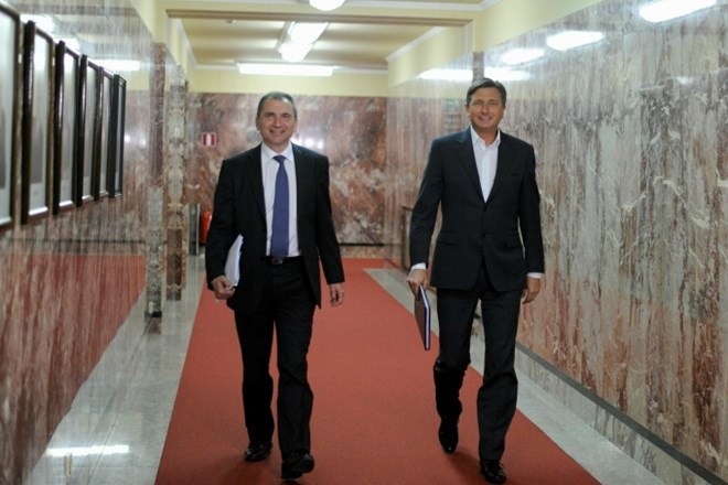 Borut Pahor (desno) nikoli ni zanikal, da razmišlja o kandidaturi za predsednika države.