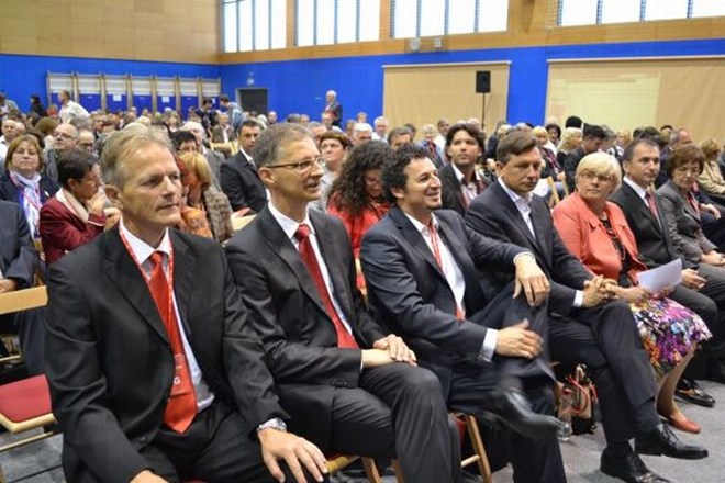 Kandidati za predsednika stranke SD - Zlatko Jenko, Igor Lukšič, Patrick Vlačič in Borut Pahor.
