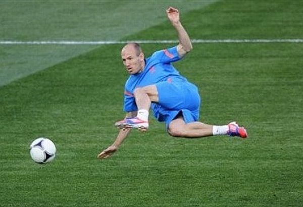 Nizozemski krilni napadalec Arjen Robben.