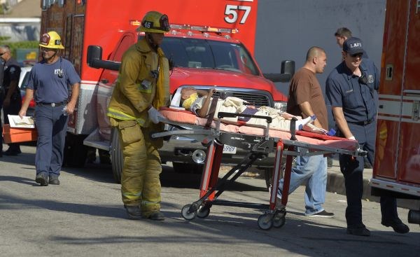 Foto: Stoletni voznik v Los Angelesu poškodoval 11 ljudi, štirje otroci v kritičnem stanju
