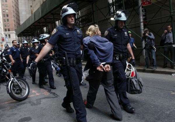 Foto: Wall Street ob obletnici zasedbe znova v znamenju protestov