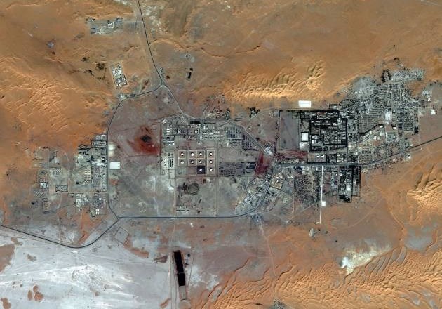 Zračni posnetek kompleksa Ain-Amenas  Foto: Reuters 