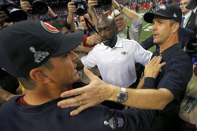 Prvič v zgodovini sta moštvi na Super Bowlu vodila brata. (Foto: Reuters) 