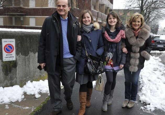 Pier Luigi Bersani z družino.  Foto: Reuters 
