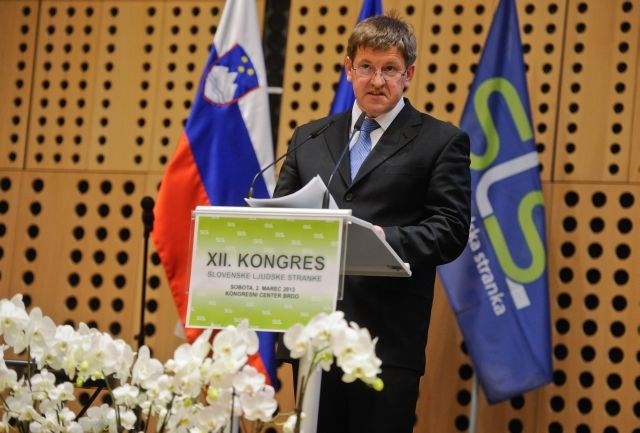 Franc Bogovič, novi predsednik SLS. (Foto: Nebojša Tejić/STA) 