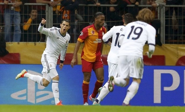 Ronaldo je že v 8. minuti popeljal Real v vodstvo in dokončno razblinil vse upe Turkov na preobrat. (Foto: Reuters) 