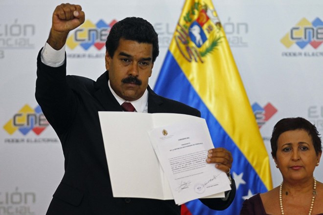 Novoizvoljeni venezuelski predsednik Nicolas Maduro.    