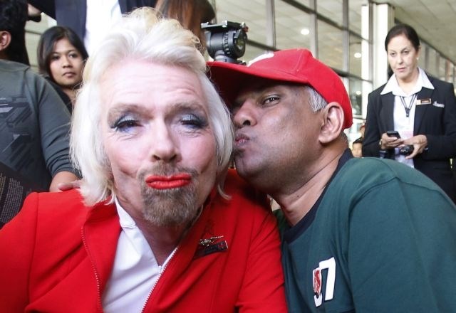 Sir Richard Branson in Tony Fernandes. 