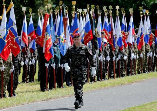 Slovesnost ob 22-letnici delovanja vojske na ozemlju samostojne Slovenije.    
