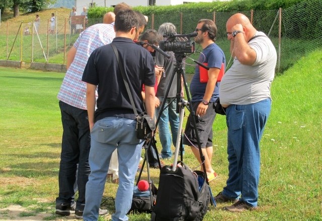 Galatasaray spremlja tudi okoli 15 turških novinarjev. (Foto: Miran Šubic) 