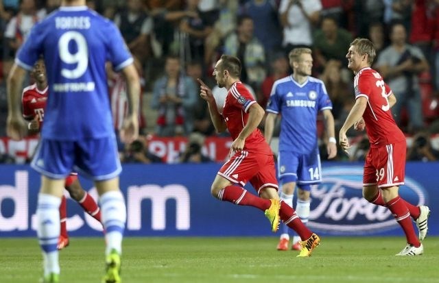 Franck Ribery je v 47. minuti izenačil na 1:1. (Foto: Reuters) 