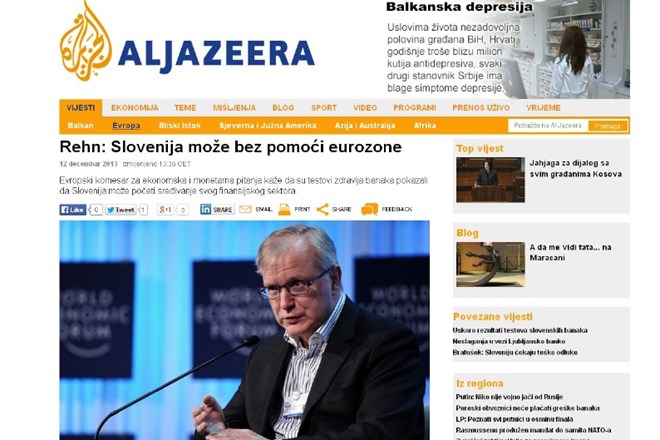 Tuji mediji o slovenskih stresnih testih: Evropski uniji ne bo treba priskočiti na pomoč (foto)