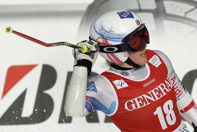 Tina Weirather je bila najhitrejša na veleslalomu v Val d'Iseru. (Foto: Reuters) 