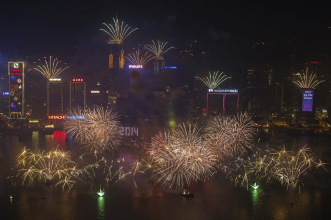 Novoletna proslava v Hong Kongu    