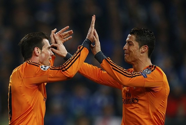 Cristiano Ronaldo in Gareth Bale sta oba zadela po dvakrat.  (Foto: Reuters) 