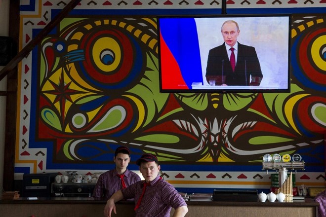 Putinov nagovor v zvezi s Krimom.    
