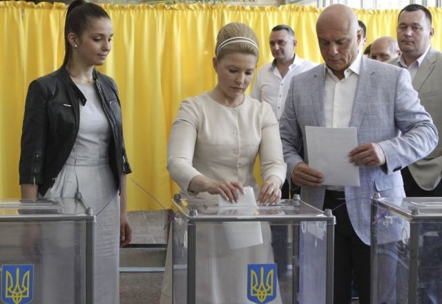 Kandidatka Julija Timošenko. 