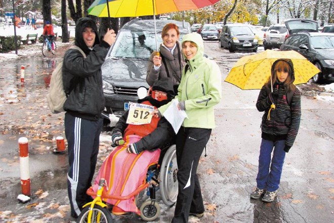 Sneg in mraz na predlanskem ljubljanskem maratonu Panjtarjevim nista predstavljala nikakršnih ovir.  