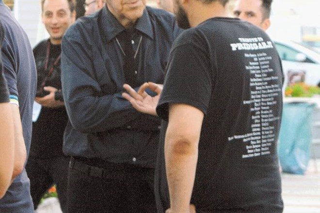 Častni gost Đorđe Kadijević je na festival prispel v četrtek in javnost prvič nagovoril pred projekcijo filma Varovanec. 