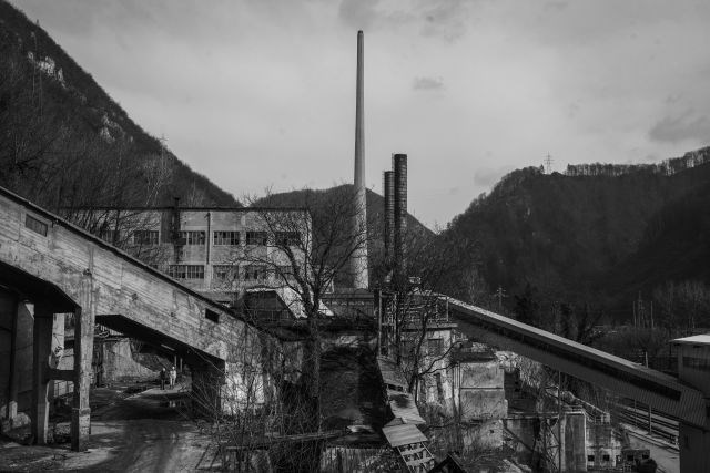 Hrastnik, 10. marec: Pogled na Termoelektrarno Trbovlje.  (Foto: Luka Cjuha) 