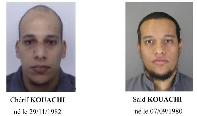Francoska policija v povezavi z včerajšnjim napadom na satirični časopis Charlie Hebdo intenzivno išče brata, 32-letnega...