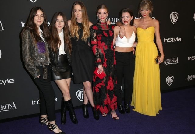 Danielle Haim, Alana Haim in Este Haim, Jaime King, Lorde in Taylor Swift (Foto: AP) 