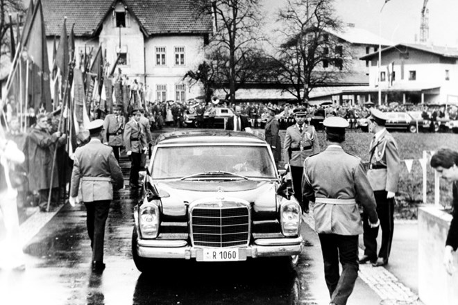 Prvi maj 1979 v Bohinjski Bistrici, kamor je na obisk prišel Josip Broz - Tito.