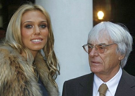 Petra Ecclestone in njen oče Bernie.