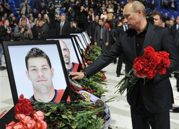 Hokejisti ruskega moštva Lokomotiva Jaroslavl so življenje izgubili v septemberski letalski nesreči.