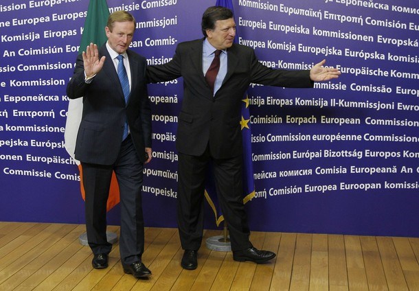 Irski premier Enda Kenny z Barrosom.