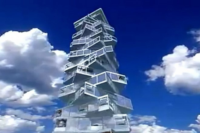 Novi Beograd bo bogatejši za neobičajni nebotičnik