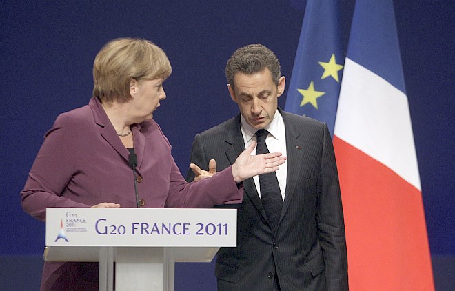 Merklova in Sarkozy