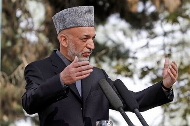 Afganistanski predsednik Hamid Karzaj.