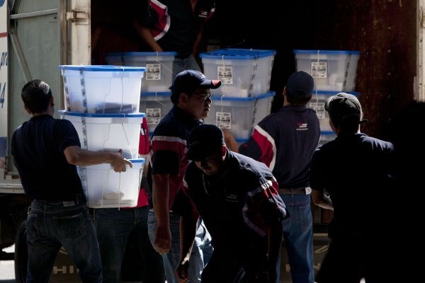 Priprave na predsedniške volitve v Gvatemali.