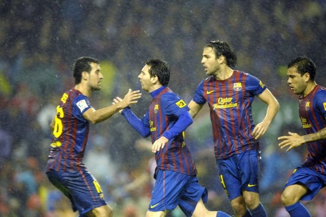 Barcelono je pred porazom rešil Lionel Messi.
