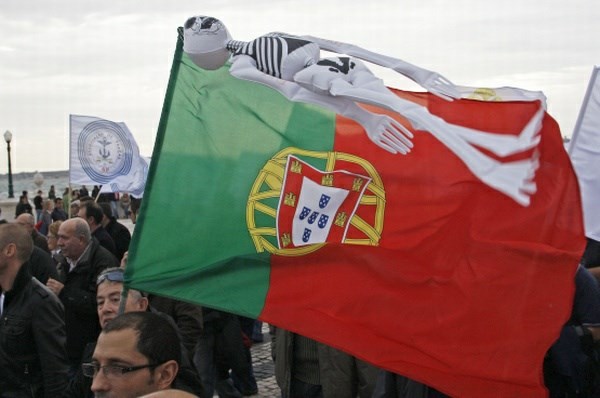 Protesti na Portugalskem.