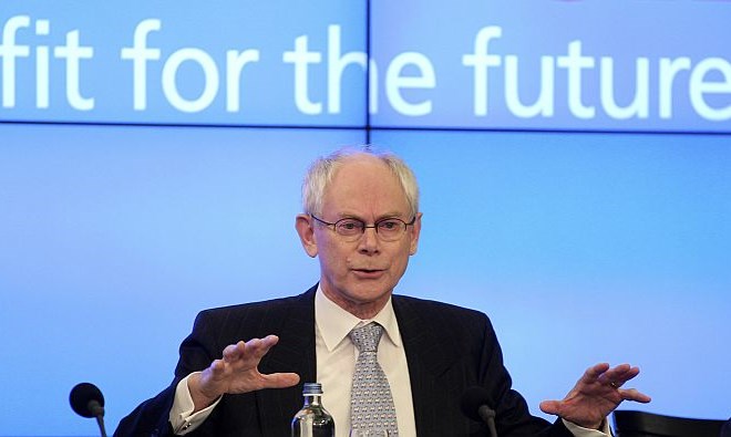 Predsednik Evropskega sveta Herman Van Rompuy.