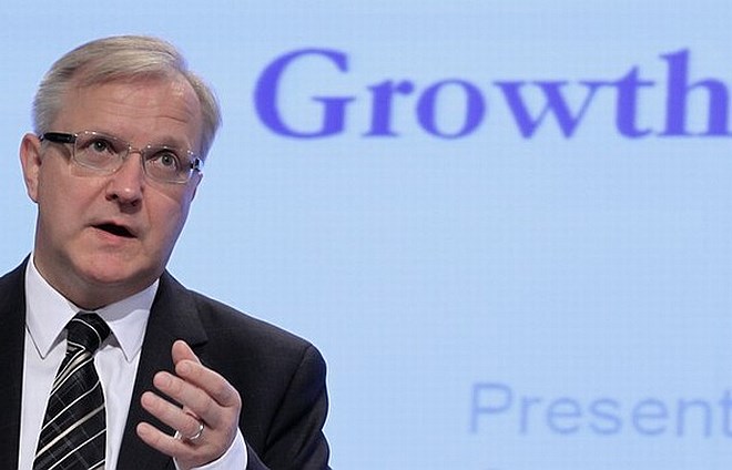 Rehn: Evropske obveznice le ob strožjem nadzoru nad proračuni