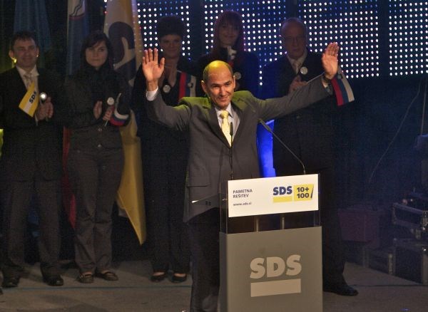 Predsednik SDS Janez Janša.
