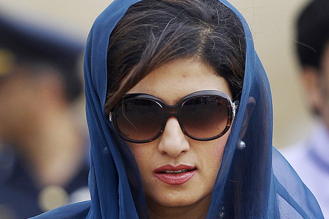 Pakistanska zunanja ministrica Hina Rabani Har