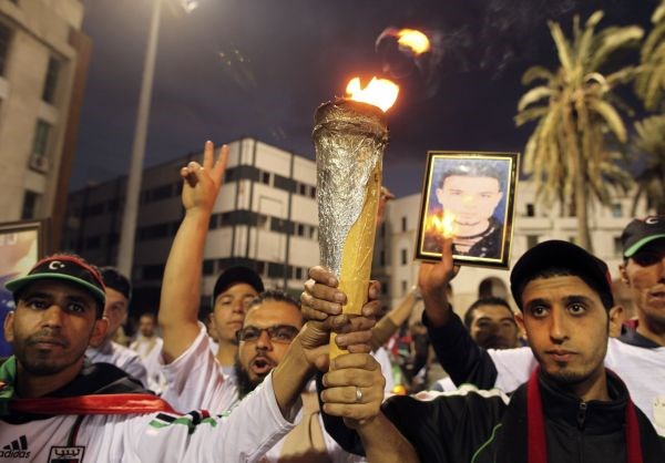 "Bakla svobode" v simbol osvoboditve izpod režima Moamerja Gadafija.